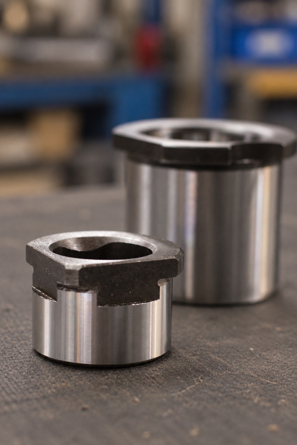Finished machined bushing components