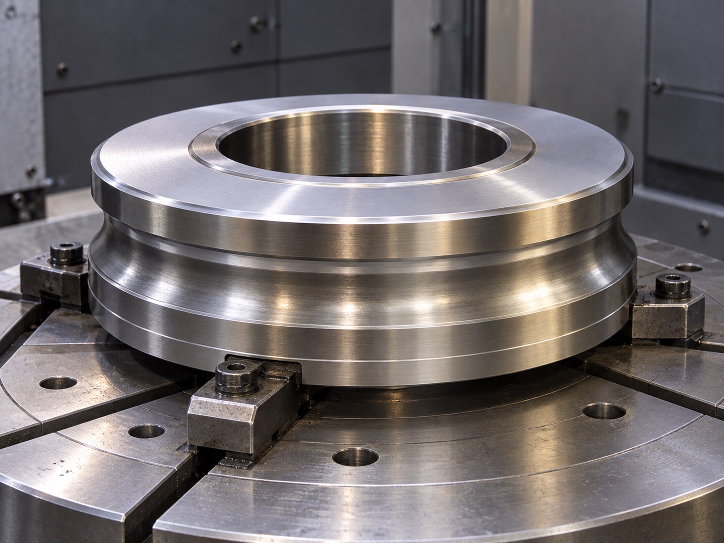 Custom-profile roller ring on the machine